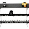 Pro Style Dumbbell Rack With Kettlebell Tray -Goalrilla Shop 3 teir db kb rack