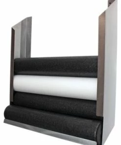 CanDo Foam Roller Accessory Wall Mount Storage Rack 36"x10"x40"