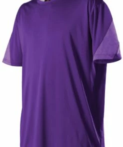 Alleson Youth Color Block Short Sleeve Tech Tennis Jersey