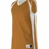Alleson Mens Reversible Basketball Jersey 2 Alleson Mens Reversible Basketball Jersey -Goalrilla Shop 54MMR Texas20Orange20White