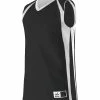 Alleson Youth Reversible Basketball Jersey -Goalrilla Shop 54mmrw black20white