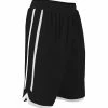Alleson Mens Reversible Basketball Short -Goalrilla Shop 588p black20white