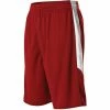Alleson Mens Single Ply Reversible Basketball Short -Goalrilla Shop 589PSP Scarlet20White 1