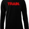 Elitefts™ Train Red Long Sleeve T-Shirt -Goalrilla Shop A EFSREDTRAINLS