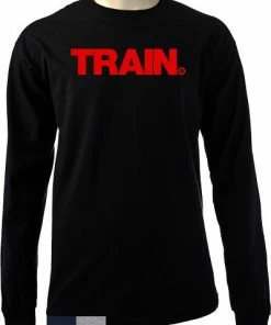 Elitefts™ Train Red Long Sleeve T-Shirt