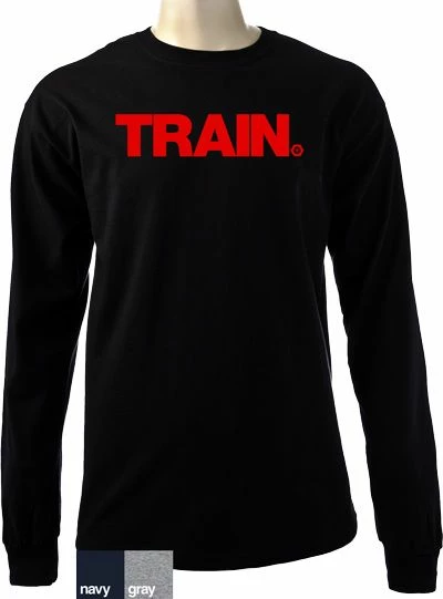 Elitefts™ Train Red Long Sleeve T-Shirt 3 Elitefts™ Train Red Long Sleeve T-Shirt