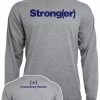 Elitefts™ Strong(er) Navy Long Sleeve T-Shirt -Goalrilla Shop A NAVYSTRONGERLS