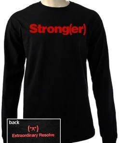 Elitefts™ Strong(er) Red Long Sleeve T-Shirt