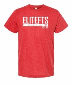 Elitefts™ Agency White Premium T-Shirt -Goalrilla Shop agency white premium t red