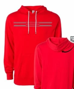 Elitefts Barbell Lightweight Sweatshirt -Goalrilla Shop barbell ltwt hoodie red 7