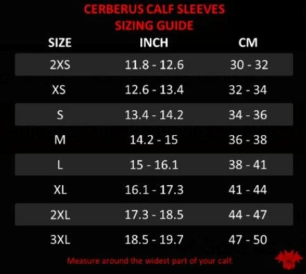 Cerberus 5mm Neoprene Calf Sleeves 6 Cerberus 5mm Neoprene Calf Sleeves - Image 4