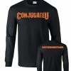 Conjugate U Long Sleeve T-Shirt -Goalrilla Shop conjugate ls black