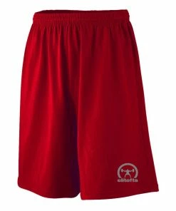 Elitefts Grey Crescent Shorts -Goalrilla Shop crescent shorts red 6
