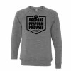 Elitefts PPP Badge Crewneck Sweatshirt -Goalrilla Shop crewneck sweatshirt pppbadge gray 2