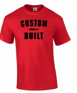 Custom Built Tee -Goalrilla Shop custom built red