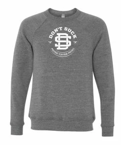 Elitefts Don't Suck Crewneck Sweatshirt -Goalrilla Shop dont suck crewneck grey 6