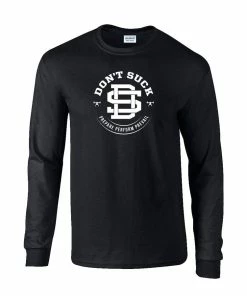 Elitefts Don't Suck Long Sleeve T-Shirt -Goalrilla Shop dont suck ls black 6