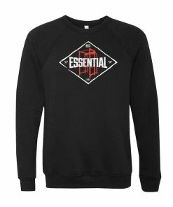 Elitefts Essential Rack Crewneck Sweatshirt -Goalrilla Shop ess rack crewnck blk 1 1