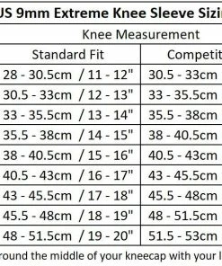 Cerberus 9mm Extreme Knee Sleeve -Goalrilla Shop extreme knee