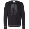 EliteFTS Flag Barbell Thermal Long Sleeve Shirt -Goalrilla Shop flag barbell black thermal 1 1