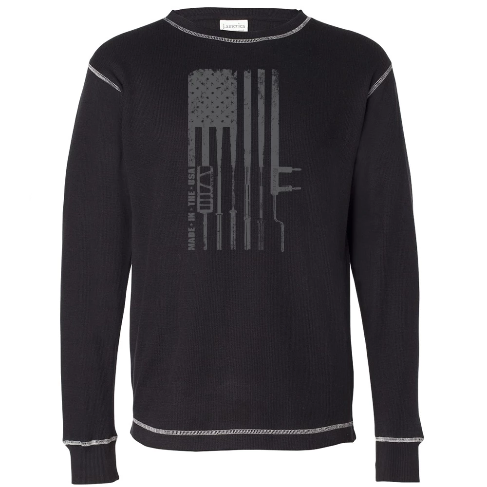 EliteFTS Flag Barbell Thermal Long Sleeve Shirt 3 EliteFTS Flag Barbell Thermal Long Sleeve Shirt