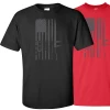 EliteFTS Flag Barbell T-Shirt -Goalrilla Shop flag barbell t shirts