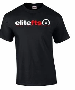 Elitefts™ Tagline Red And White T-Shirt