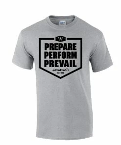 Elitefts PPP Badge T-Shirt -Goalrilla Shop gildan tees pppbadge gray 2