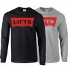 Elitefts™ Red Lifts Long Sleeve T-Shirt -Goalrilla Shop gilden long sleeve shirts lifts combo