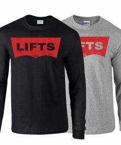 Elitefts™ Red Lifts Long Sleeve T-Shirt