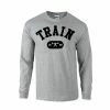 Elitefts™ Train Arch Long Sleeve T-Shirt 2 Elitefts™ Train Arch Long Sleeve T-Shirt -Goalrilla Shop gilden long sleeve shirts trainarch gray 1
