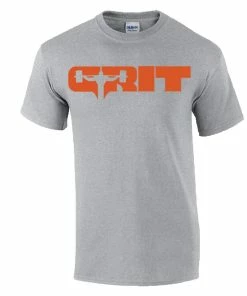Elitefts Grit Orange T-Shirt -Goalrilla Shop grit orange tee grey