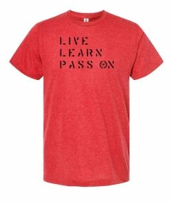 Elitefts™ Live Learn Pass On Premium T-Shirt 7 Elitefts™ Live Learn Pass On Premium T-Shirt -Goalrilla Shop live learn pass on premium t red