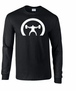 Elitefts Men's Crescent Only Long Sleeve T-Shirt -Goalrilla Shop mens s cres only ls blk 6