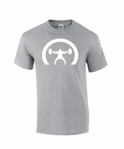 Elitefts Men's Crescent Only T-Shirt -Goalrilla Shop mens s cres only tee grey 6