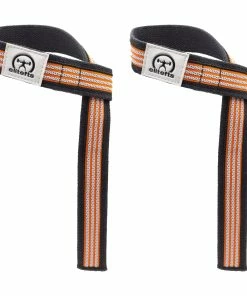 Elitefts™ Orange Stripe 1.5" Wrist Straps