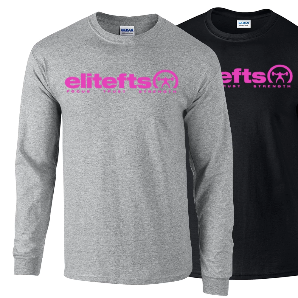 EliteFTS Tagline Pink Long Sleeve T-Shirt
