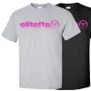 EliteFTS Tagline Pink T-Shirt -Goalrilla Shop pink tagline t shirts