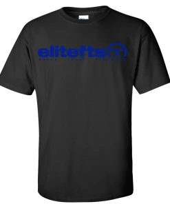 EliteFTS Tagline Royal Blue T-Shirt -Goalrilla Shop rb tagline black tee 6