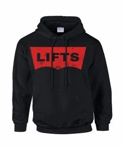 Elitefts™ Red Lifts Hoodie -Goalrilla Shop red lifts hood blk