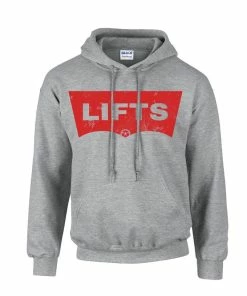 Elitefts™ Red Lifts Hoodie -Goalrilla Shop red lifts hood grey