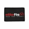 EliteFTS Ball Cap Patch Tagline -Goalrilla Shop red squatter big text