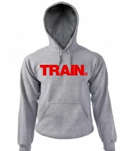 Elitefts™ Train Red Hoodie