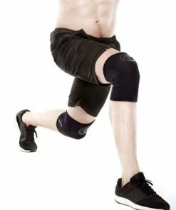 Rehband Rx Knee Sleeve 5mm Carbon Black -Goalrilla Shop rehband rx knee sleeve 5mm 1 5