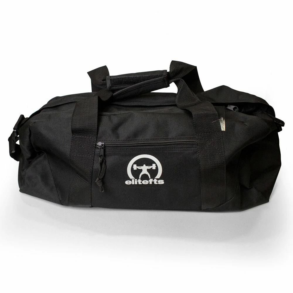 Elitefts White Crescent Gym Bag BLACK 3 Elitefts White Crescent Gym Bag BLACK