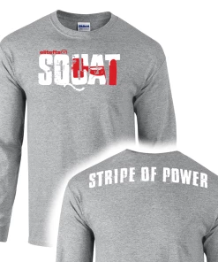 Stripe Of Power Long Sleeve T-Shirt 7 Stripe Of Power Long Sleeve T-Shirt -Goalrilla Shop sop grey long sleeve tee 6