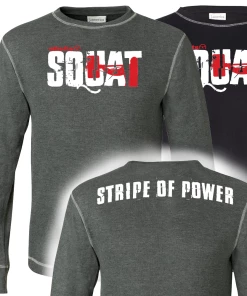 Stripe Of Power Thermal Long Sleeve Shirt