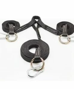 Spud Strongman Tow Strap Two Hook Black