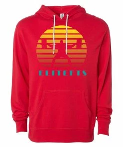 Elitefts Sunset Squatter Lightweight Hoodie -Goalrilla Shop sunset squatter ltwt hoodie red 7
