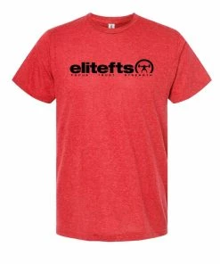 Elitefts™ Tagline Black Premium T-Shirt -Goalrilla Shop tagline black premium t red